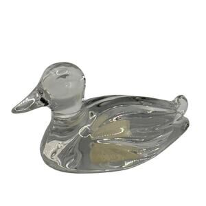 Princess House Lead Crystal Mallard • West Germany • 4.5” Figurine